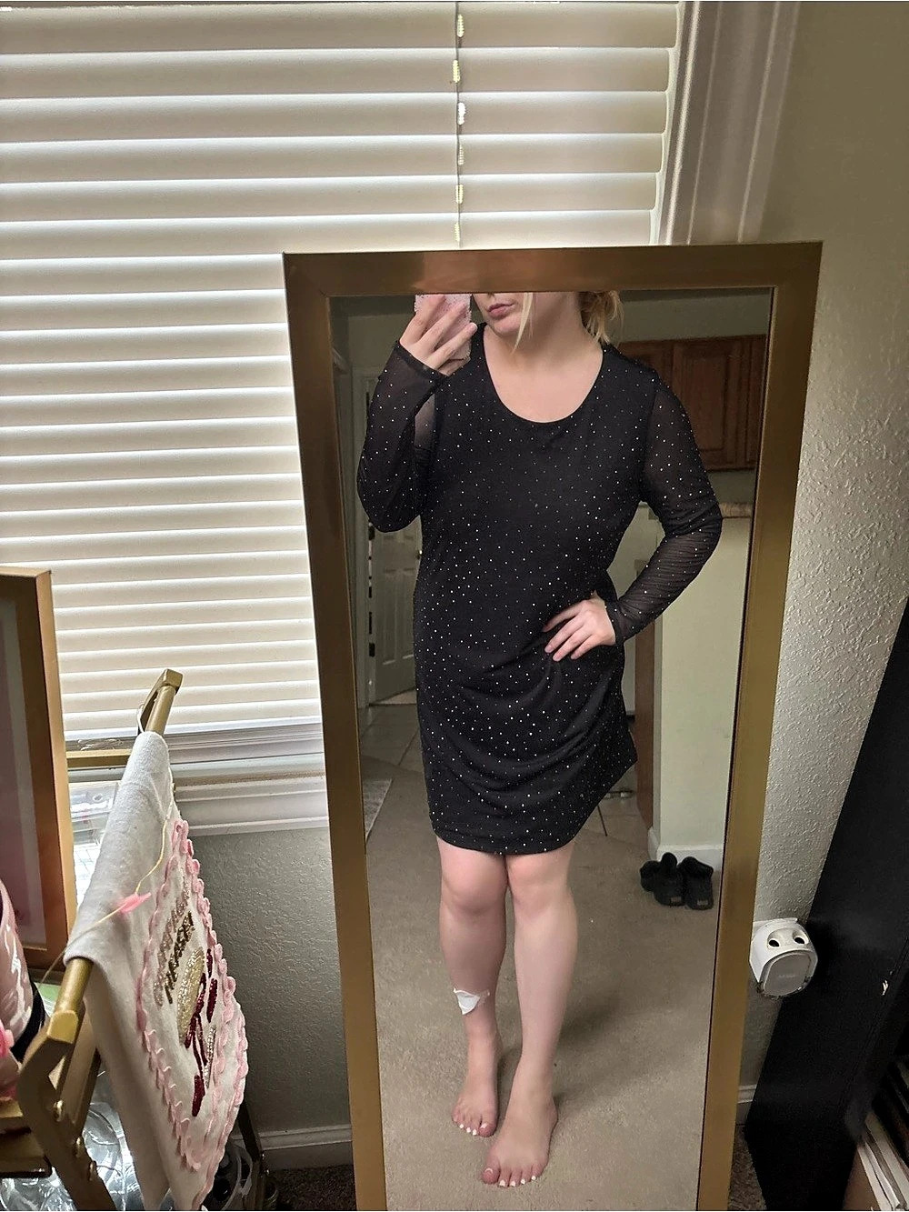 Popular 21 Black Mini Dress